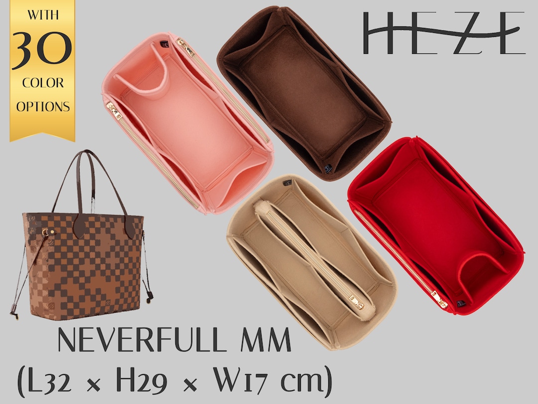 Customizable Felt Bag Organizer for Neverfull MM Durable Multipocket