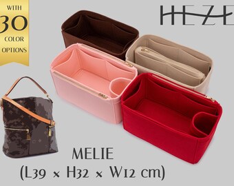 Organizador de bolsos: inserto de fieltro para bolsos Melie (30 colores disponibles)