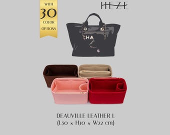 Leather L Tote Bag Organizer Insert, Felt Purse Organizer