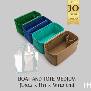 Inserto organizador mediano para bolsos y carteras, inserto organizador de fieltro para bolsos y carteras