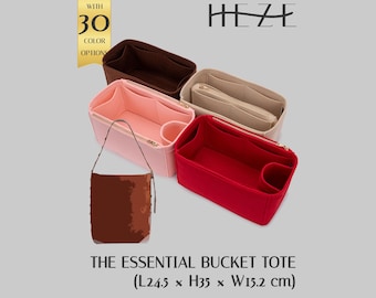 Organizador de bolso tipo cubo esencial Madewe, forro multibolsillo de fieltro