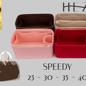 Custom Felt Organizer for Speedy 25 - 30 - 35 - 40, Tote Bag Shaper & Organizer Insert, Tote Bag Organizer, Speedy Insert, Speedy Organizer
