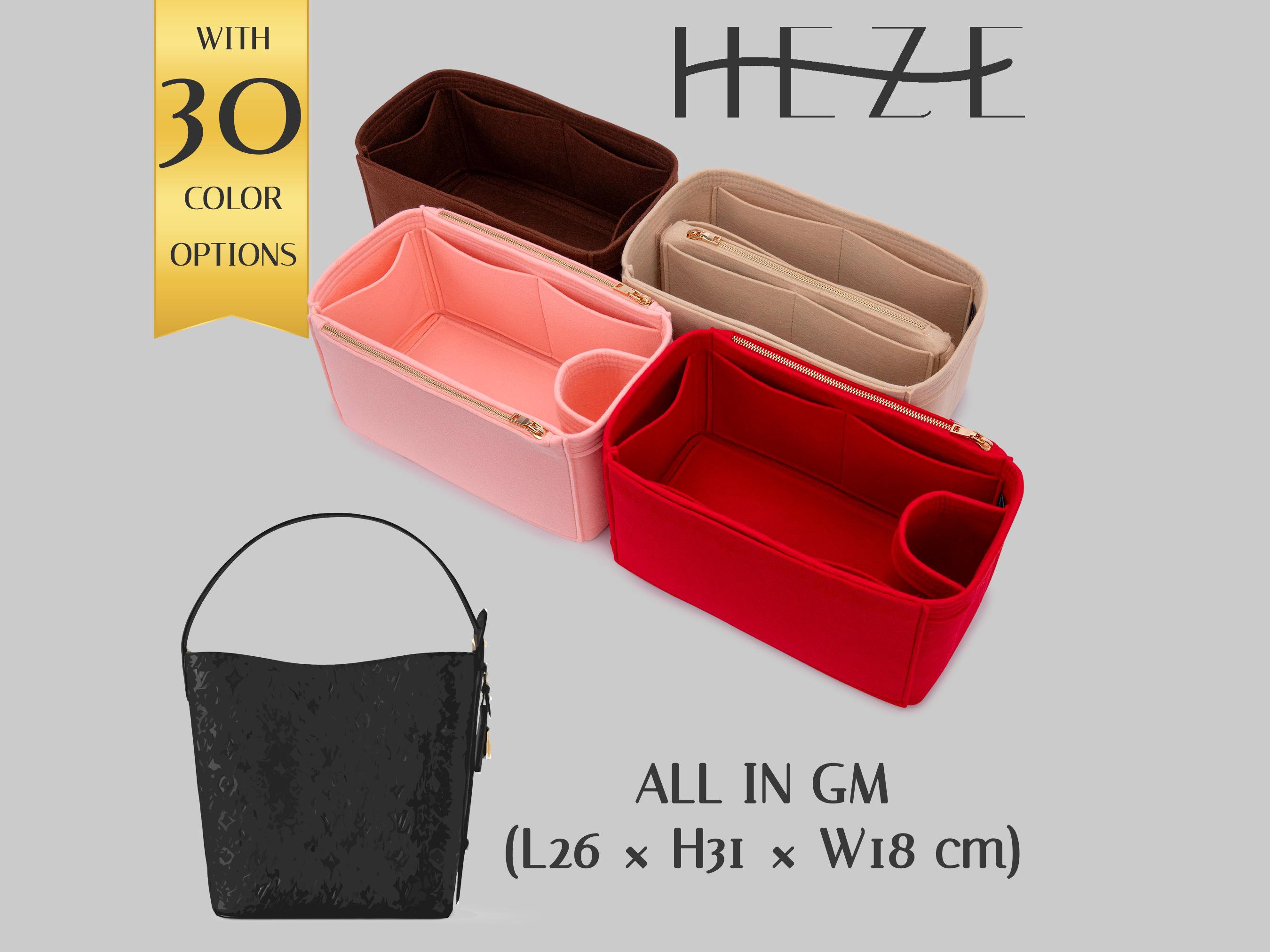 Versatile Felt Organizer for All in GM Tote: Custom Pockets, Elegant Design, Durable Protection