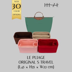 Travel Tote Organizer Insert, Felt Bag Organizer for Travel Tote, Bag Shaper
