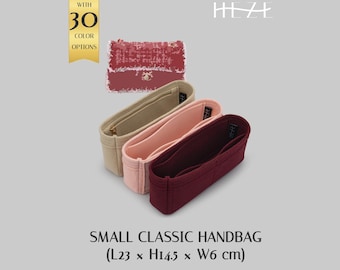 Small Classic Handbag Organizer Insert, Felt Purse Organizer