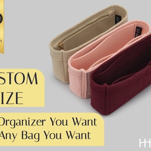 Personalisierter Handtaschen-Organizer: Individuell gestaltbarer Einsatz mit farbenfrohen Fächern für Reisen und den Alltag