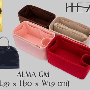 Alma GM Bag Organizer and  Hand Bag Shaper - Alma Bag Insert, Handbag Insert, Alma Bag Organizer