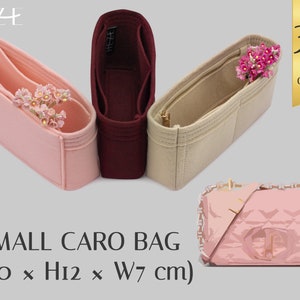 Deluxe Handbag Organizer for Small Caro Bag - Customizable Personal Organizer with Pockets