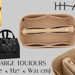 Organizador de bolsos Toujours grande: fieltro personalizado, múltiples bolsillos