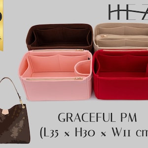 Customizable Felt Insert Organizer for Graceful PM Tote – Deluxe Bag Shaper