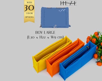 Organizer Insert for Boy Large Bag, Felt Purse Organizer