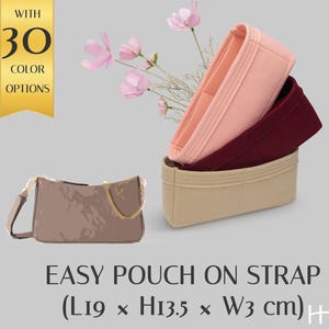Elegant Felt Purse Insert for Easy Pouch – Customizable Handbag Organizer with Color Options - Bag Organizer - Handbag Insert - Easy Pouch