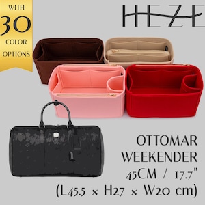Ottomar Weekender 45 cm / 17,7" filtorganisatör (flerfickor, anpassningsbar)