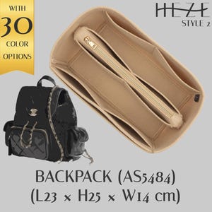 Organizador de fieltro versátil con múltiples bolsillos para mochila AS5484 / Solución de bolso de mano personalizada y duradera