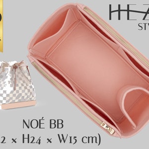 Felt Tote Insert for Noe BB Bag - Customizable Organizer with Multiple Pockets  - Noe Bag Organizer