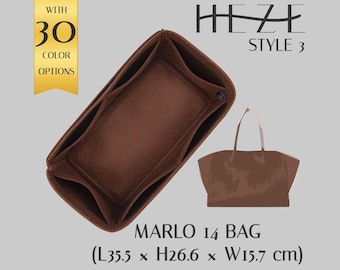 Marlo 14 Handbag Organizer - Lightweight Felt with Bottle Holder