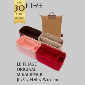Le Pliage Original M Backpack Organizer Insert, Felt Backpack Organizer, Backpack Shaper Insert