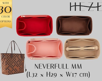 Neverfull MM Tragetaschenformer, Filzorganizer (Mehrfachfächer, individuelle Farben)