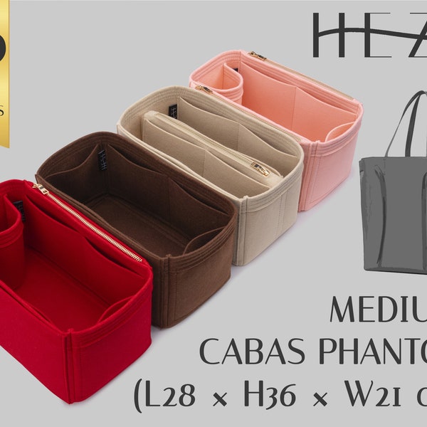 Custom Felt Bag Organizer for Medium Cabas Phantom | Versatile Organizer with Pocket Options | Elegant and Durable Design
