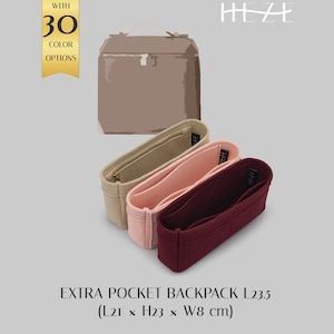 Extra Pocket Backpack Organizer Insert, Felt Backpack Insert Organizer