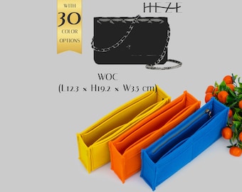 WOC Organizer Insert, Felt Wallet On Chain Bag Organizer with Pockets