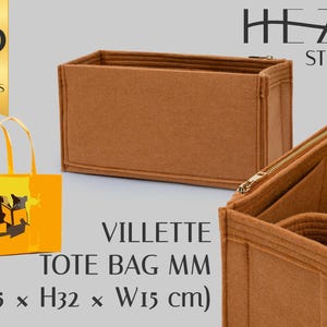 Aanpasbare vilten tasorganizer voor Villette Tote Bag MM - Duurzame tasinzet met meerdere vakken