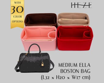 Organiseur de sac Boston Ella moyen : feutrine, poches multiples