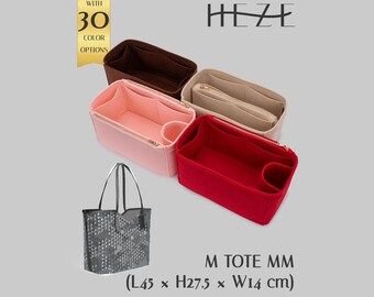 Organizador de bolsos M Tote MM - Fieltro con múltiples bolsillos, colores personalizados