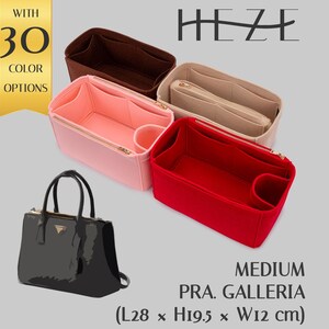 Taschenorganizer-Einsatz: Mittelgroß, kompatibel mit Galleria (Filz, Taschenoptionen)