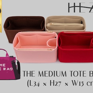 Marc J Medium Tote Bag Organizer Inzetstuk - Vilt, Meerdere Vakken