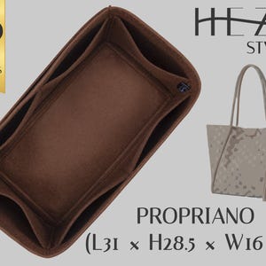 Propriano Handbag Organizer Insert: Felt, Multiple Styles & Colors