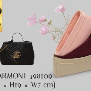 Elegant Felt Purse Insert for Marmont 498109 – Customizable Handbag Organizer with Color Options