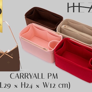 Anpassbarer Filz-Geldbeutel-Organizer: Multi-Pocket-Einsatz für Carryall PM Bag & Tote Shaper