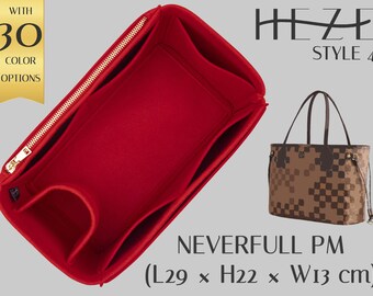 Organizer in feltro deluxe per Neverfull PM - Organizer multitasche personalizzabile