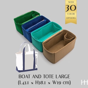 Boat and Tote Large Organizer Insert, Felt Purse Organizer Tote Insert