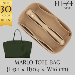 Die Ro. Marlo Tote Bag Organizer Einsatz - Strapazierfähiger Filz-Handtaschenformer