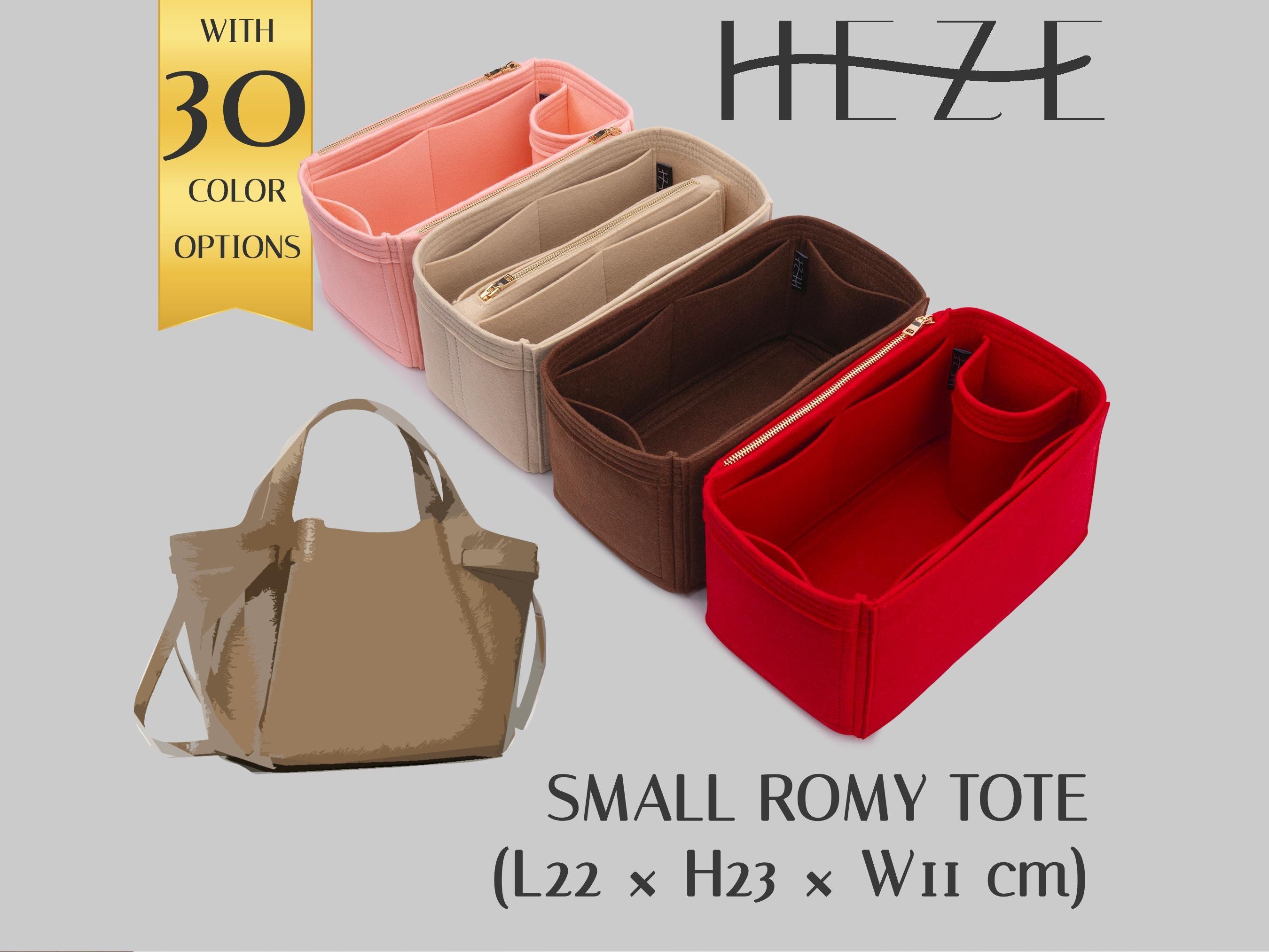 Small Romy Tote Bag Organizer Felt Insert With Pockets and Tablet