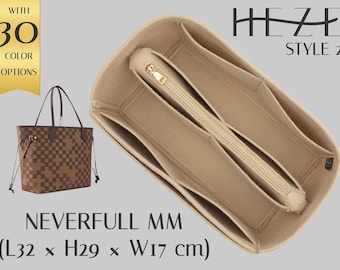 Customizable Felt Organizer Insert for Neverfull MM: Multi-Pocket Bag Liner with Dividers