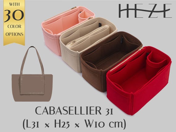 バッグオーガナイザーインサート：Cabasellier 31用フェルトトート 