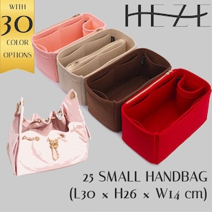 Organizador interno para 25 bolsos pequeños, organizador de bolsos de fieltro