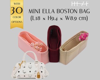 Organiseur de sac à main MC* Mini Ella - Organiseur en feutre personnalisable - Organiseur de sac à main - Multipoches et fermeture éclair