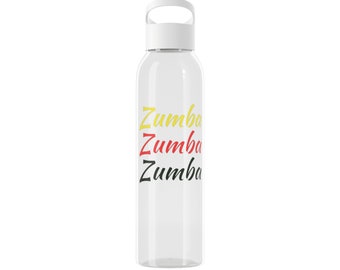 Bringen Sie Energie in Ihren Tanz mit unserer Wasserflasche mit grafischem Himmel im Zumba-Design
