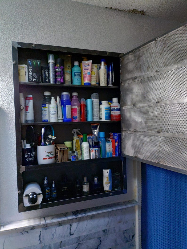 Industrial Medicine Cabinet - Etsy