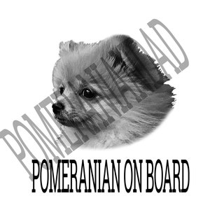 Pommern an Bord Sticker