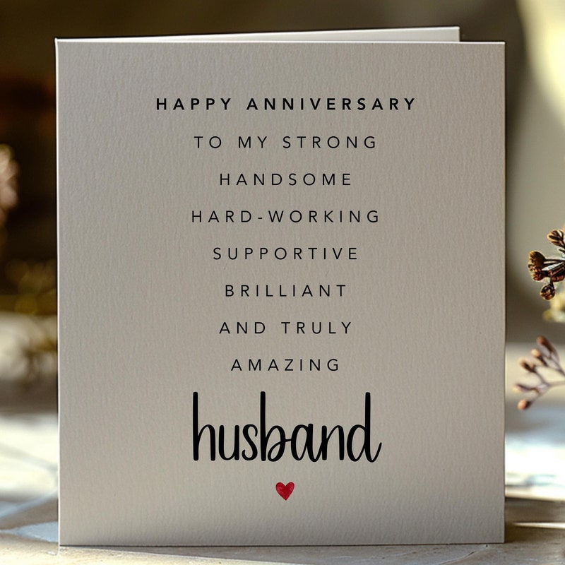 Happy Anniversary Card - Etsy