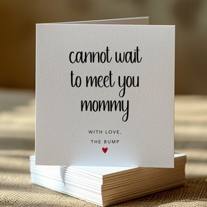 Carte de fête des mères enceinte imprimable pour future maman, femme enceinte, de l'enfant à naître, carte de fête des mères de grossesse pour future maman, MDS18