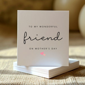 Tarjeta imprimible del Día de las Madres Amiga, lindo regalo del Día de las Madres para una amiga, tarjeta para ella, para mi maravillosa amiga en la tarjeta del Día de las Madres, MDS25