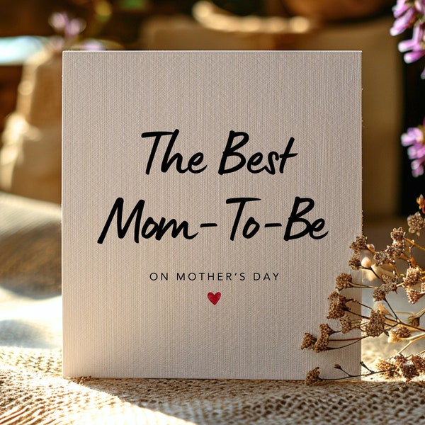 Afdrukbare moeder-aan-be Moederdag kaart, Happy Mothers Day cadeau voor toekomstige moeder, voor zwangere dochter, zwangere vrouw, zwangere vriendin MD30