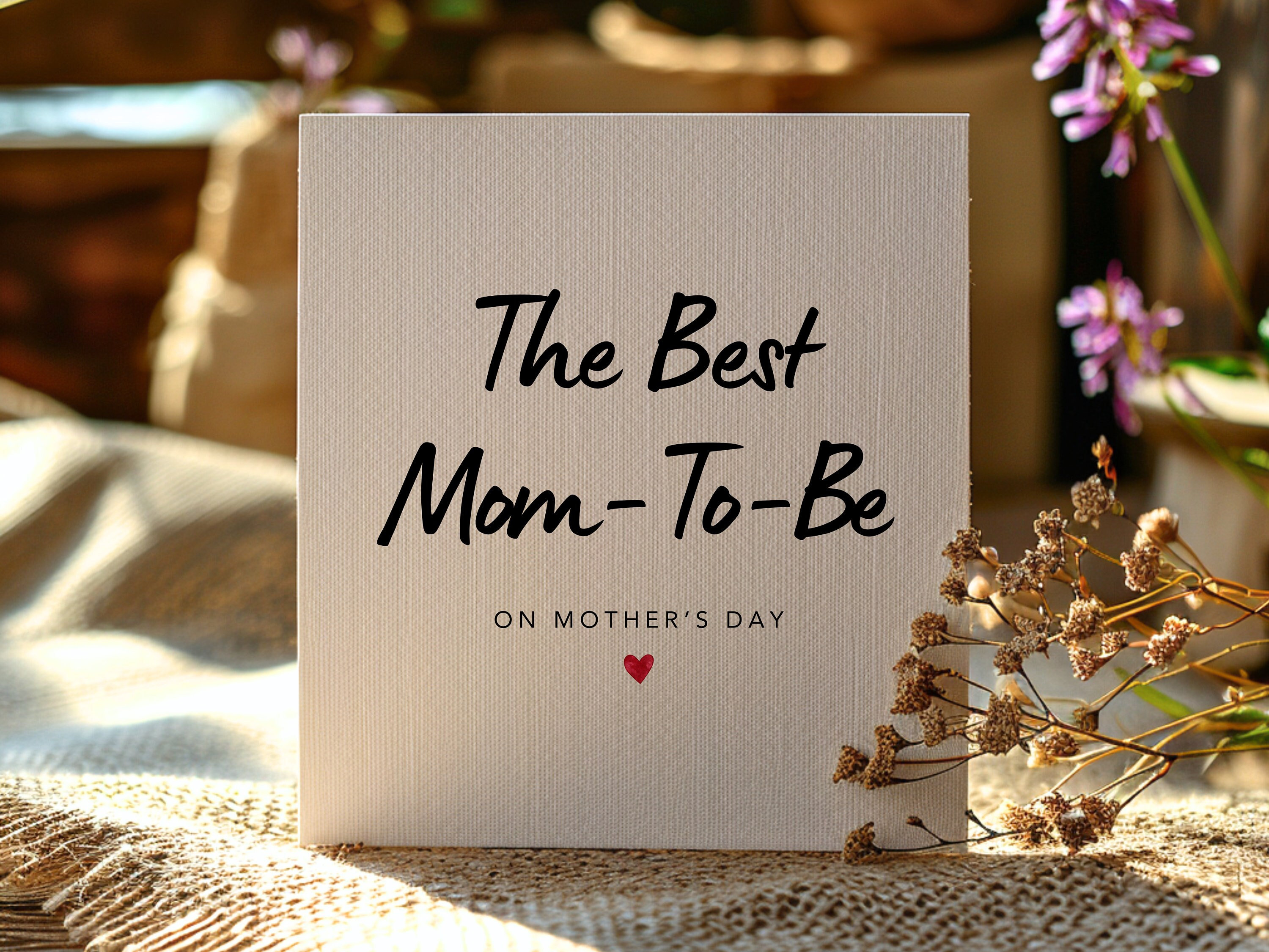 Printable Mom-to-be Mother's Day Card, Happy Mothers Day Gift for ...