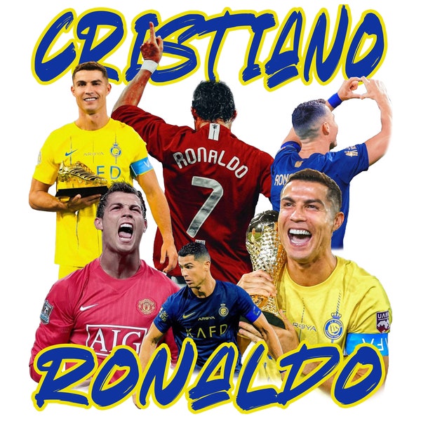 Cristiano Ronaldo TShirt Design Digital File, 300 DPI ,PNG file,4500x5100 pixel ready to print